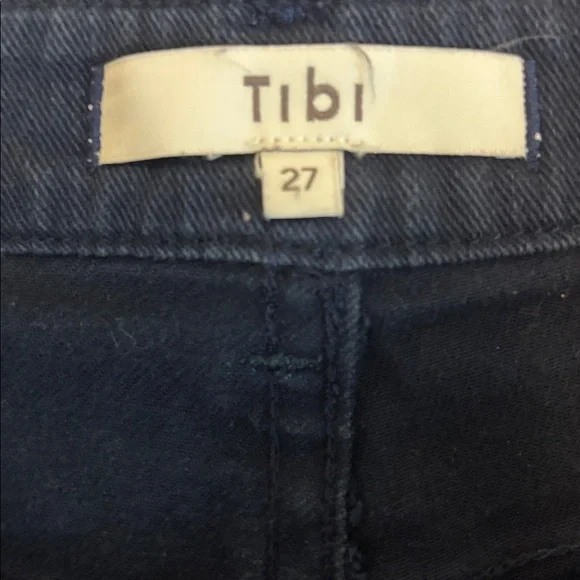 Tibi Navy Denim Jeans 27 - Picture 3 of 3